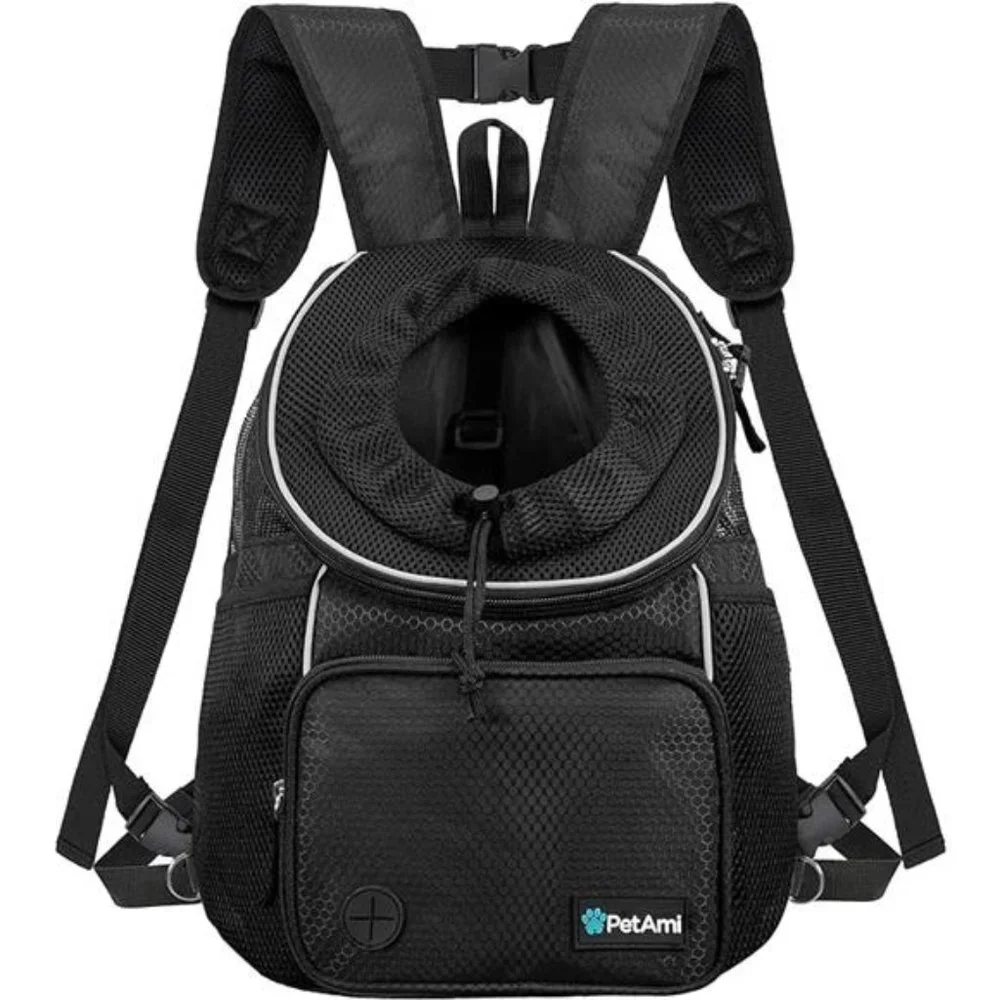 Dog Front Carrier Backpack, Adjustable Dog Pet Cat Chest Carrier Backpack